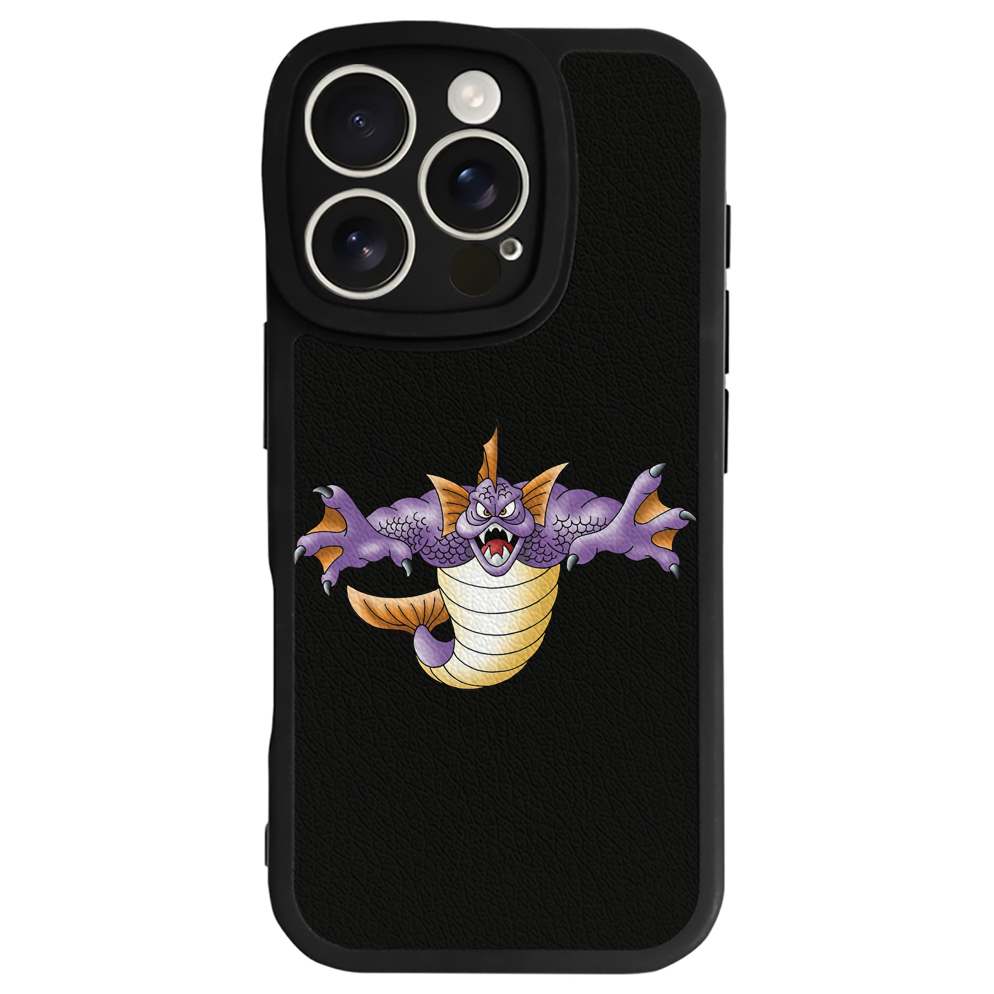 （画像用） ドラゴンクエスト Doragon Kuesuto Dragon Quest 【iPhone 16シリーズ対応】シリコンスマホケース（レザー調） 材質：シリコン